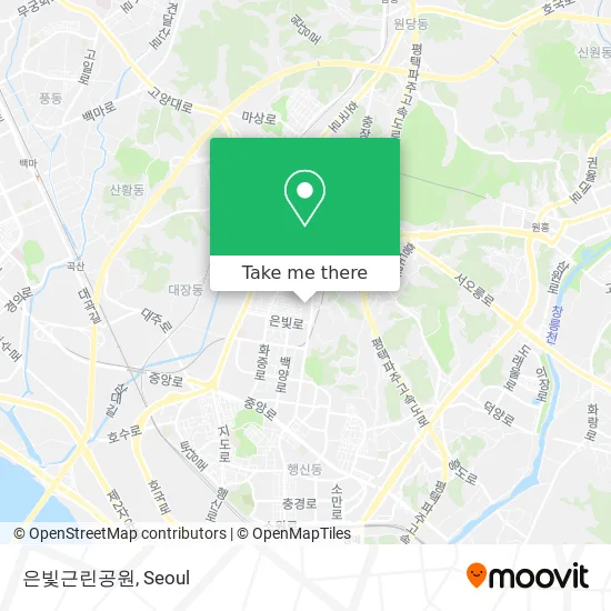 은빛근린공원 map