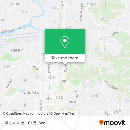 우성아파트 101동 map