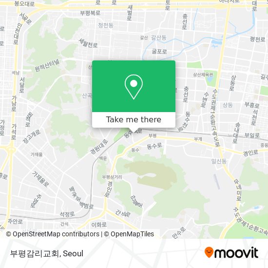 부평감리교회 map