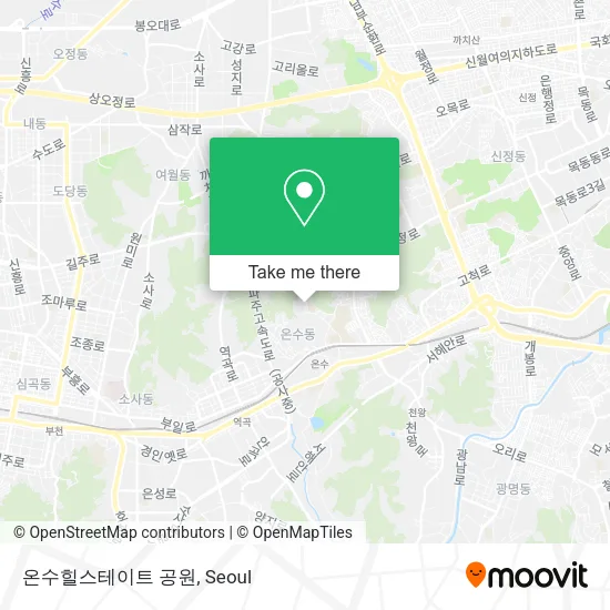 온수힐스테이트 공원 map