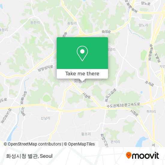 화성시청 별관 map