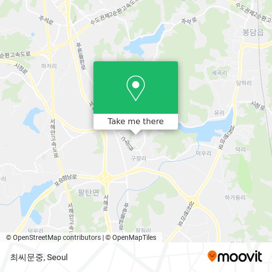 최씨문중 map