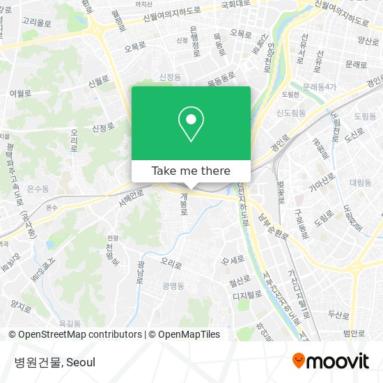 병원건물 map