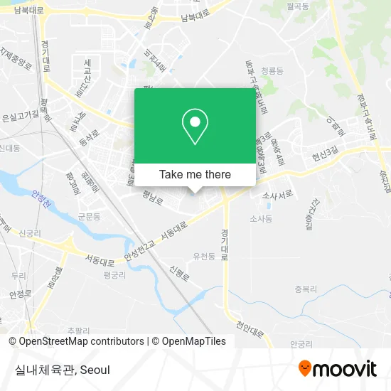 실내체육관 map