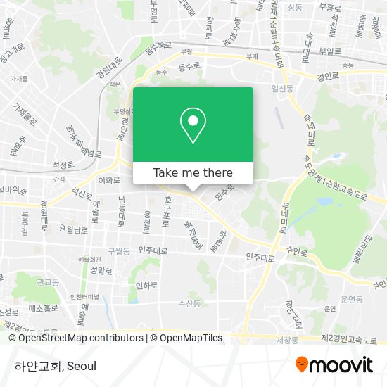 하얀교회 map
