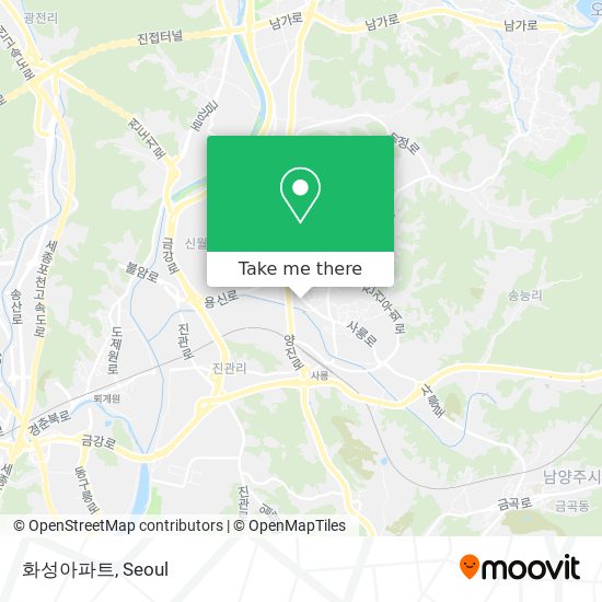 화성아파트 map