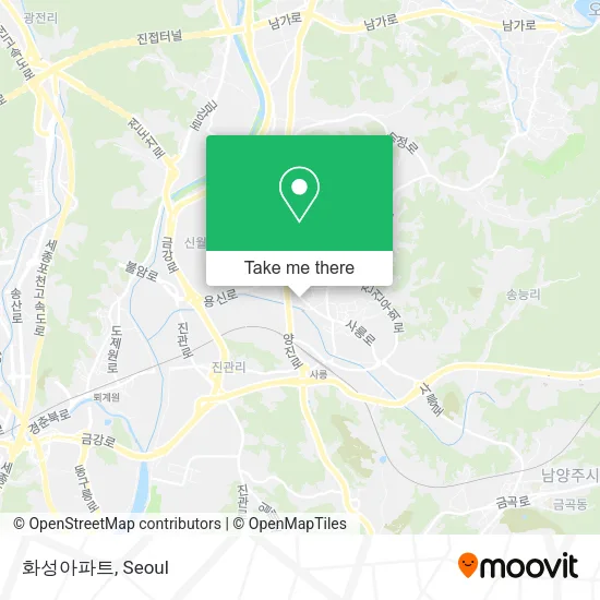 화성아파트 map