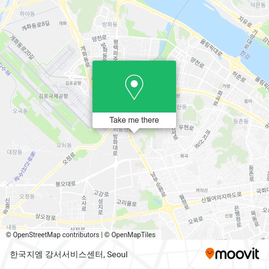 한국지엠 강서서비스센터 map
