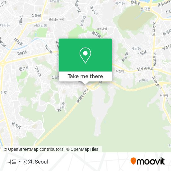 나들목공원 map