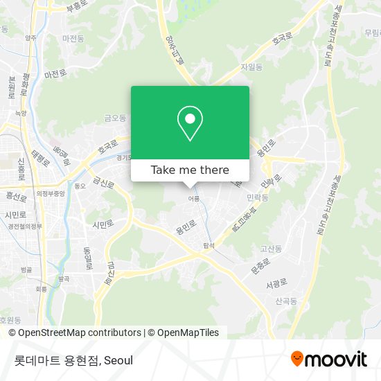 롯데마트 용현점 map