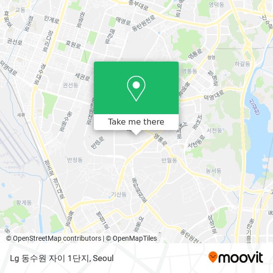 Lg 동수원 자이 1단지 map