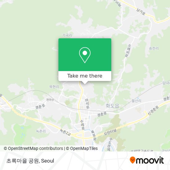 초록마을 공원 map