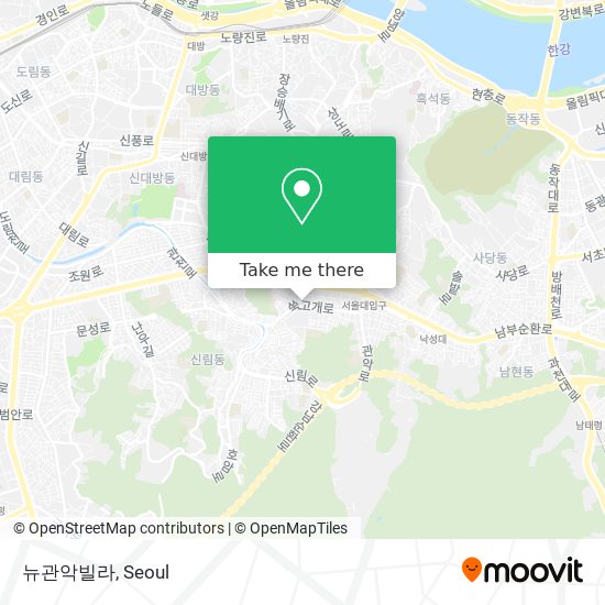 뉴관악빌라 map