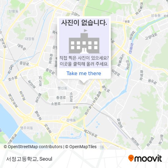 서정고등학교 map