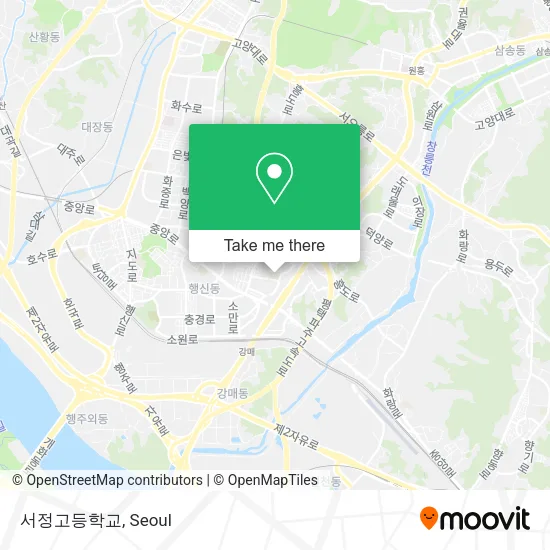 서정고등학교 map