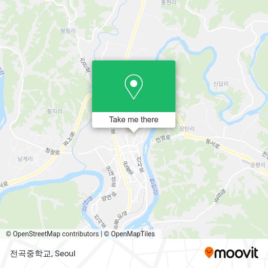 전곡중학교 map