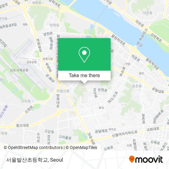 서울발산초등학교 map