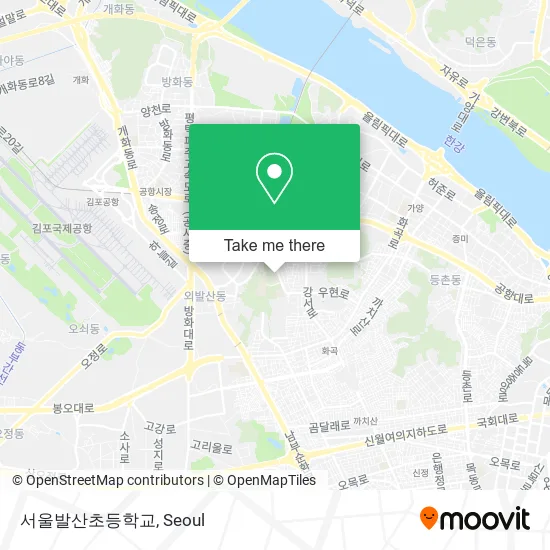 서울발산초등학교 map