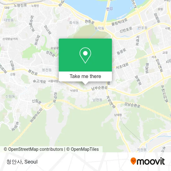 청안사 map