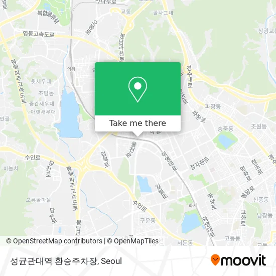 성균관대역 환승주차장 map