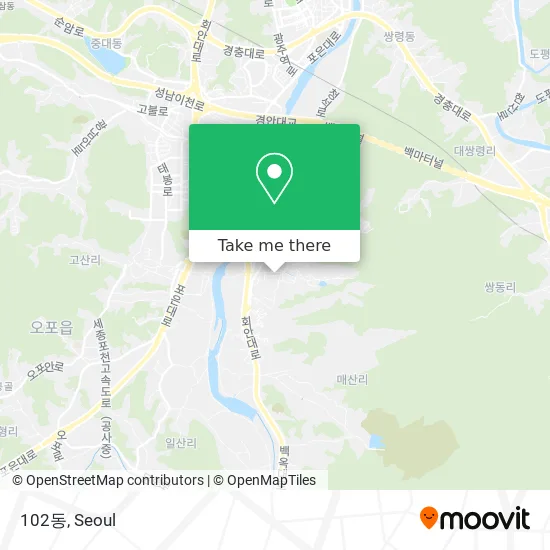 102동 map