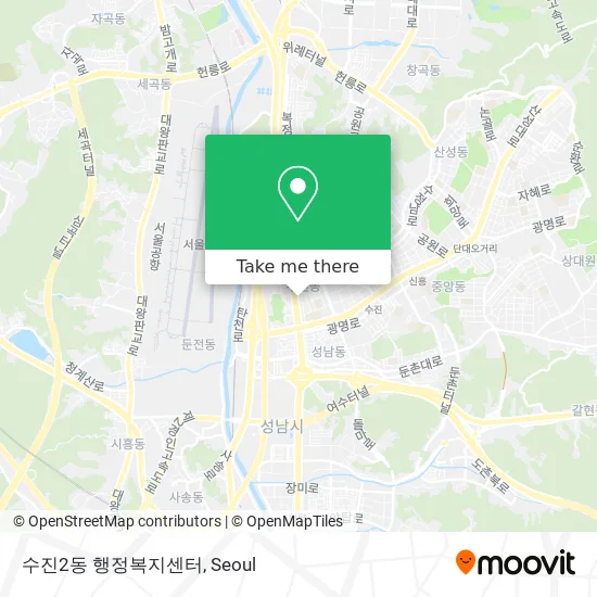 수진2동 행정복지센터 map