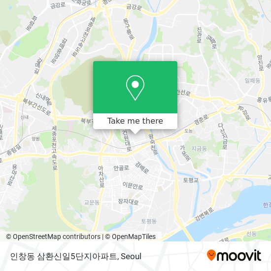 인창동 삼환신일5단지아파트 map