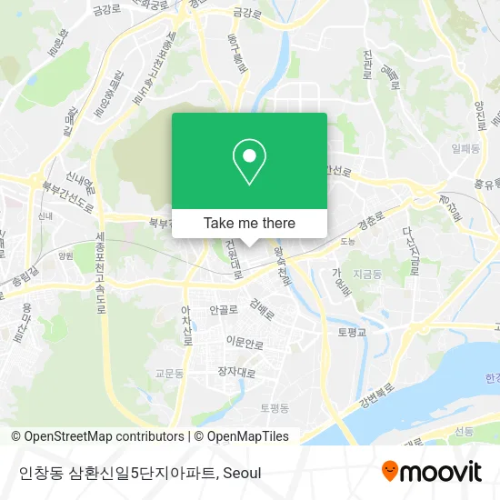 인창동 삼환신일5단지아파트 map