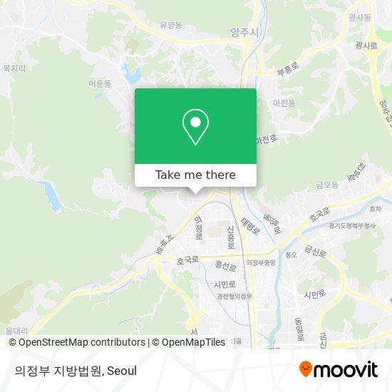 의정부 지방법원 map