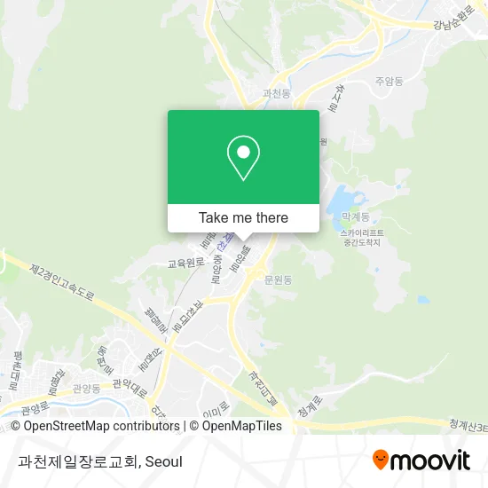 과천제일장로교회 map