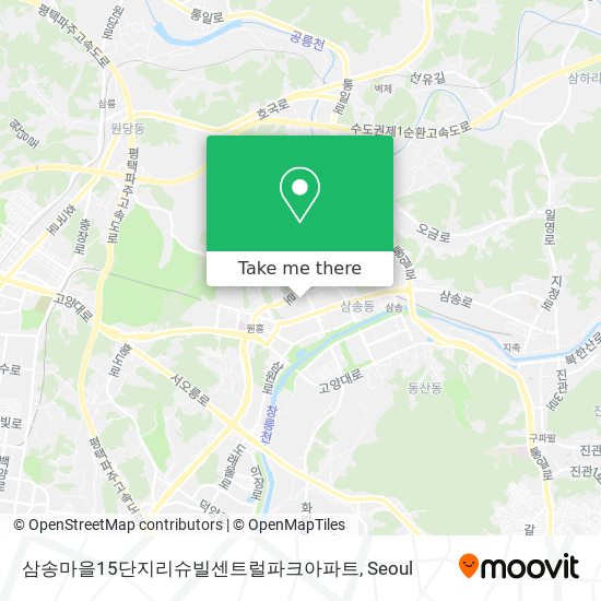 삼송마을15단지리슈빌센트럴파크아파트 map