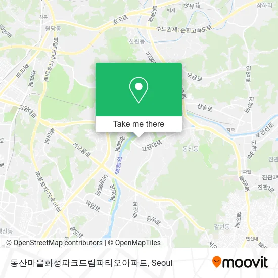 동산마을화성파크드림파티오아파트 map