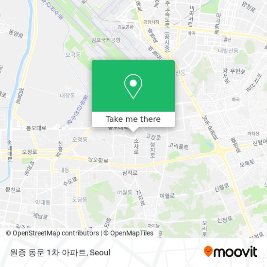 원종 동문 1차 아파트 map