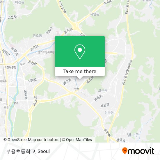 부용초등학교 map