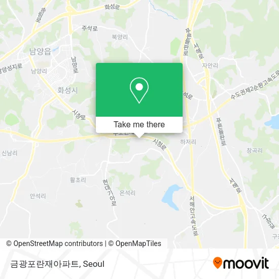 금광포란재아파트 map