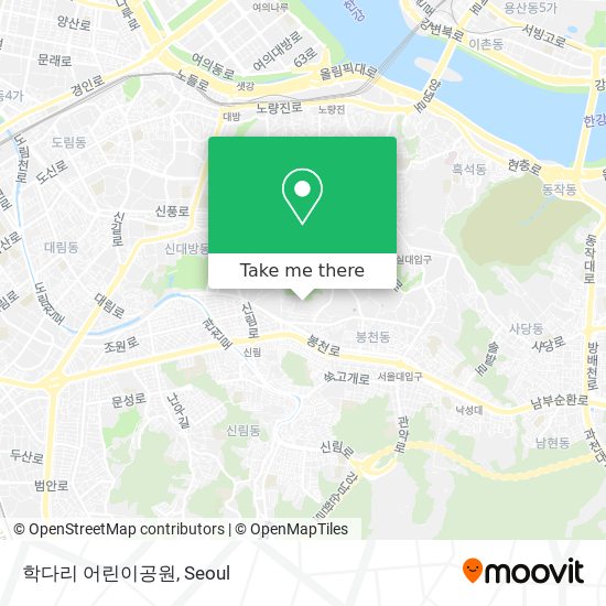 학다리 어린이공원 map