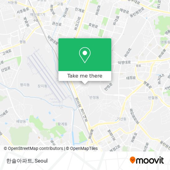 한솔아파트 map