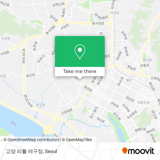 고양 리틀 야구장 map