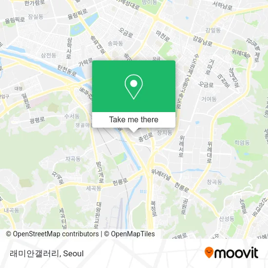 래미안갤러리 map