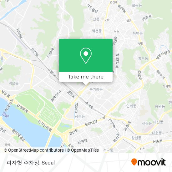 피자헛 주차장 map