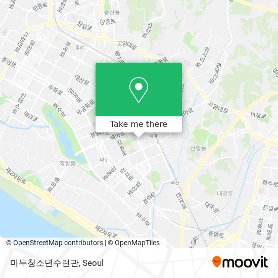 마두청소년수련관 map