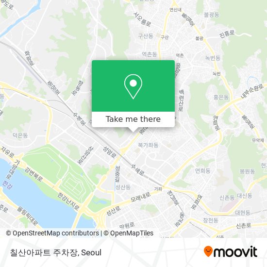 칠산아파트 주차장 map