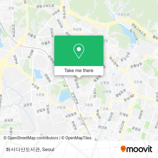 화서다산도서관 map
