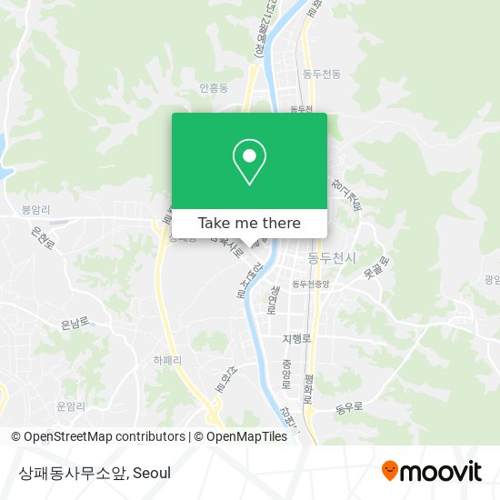 상패동사무소앞 map