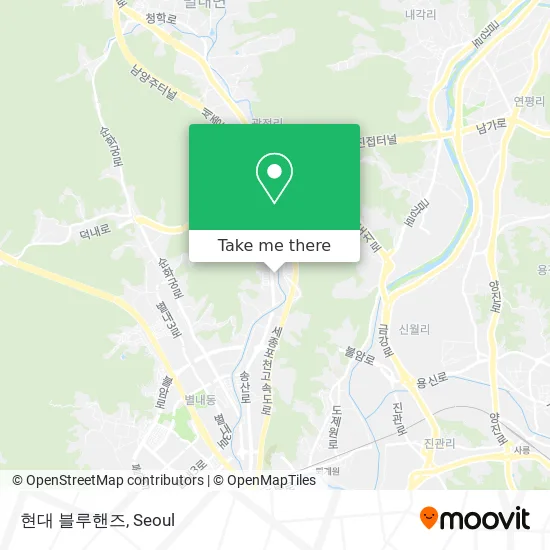 현대 블루핸즈 map
