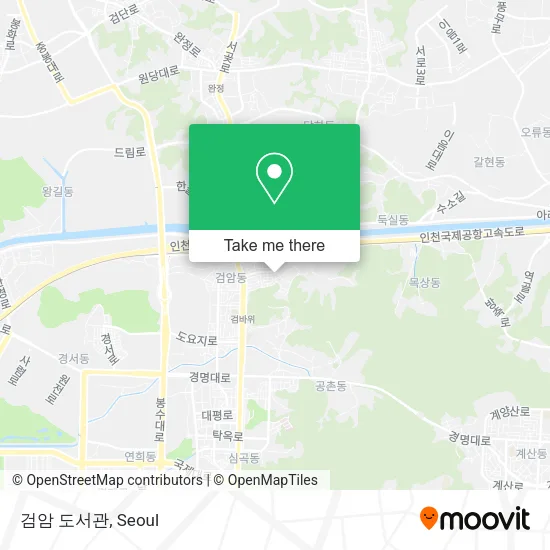 검암 도서관 map