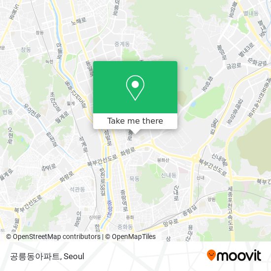 공릉동아파트 map