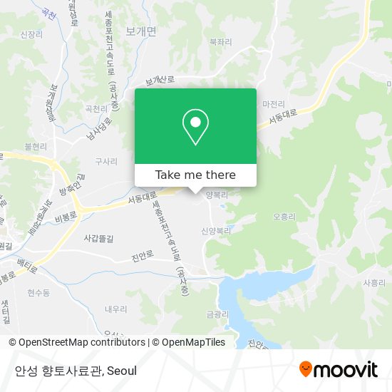 안성 향토사료관 map