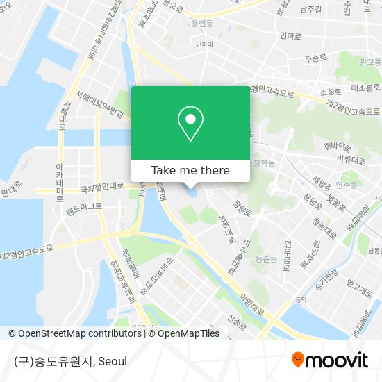 (구)송도유원지 map