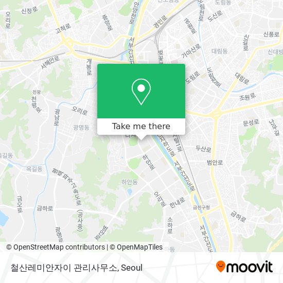 철산레미안자이 관리사무소 map